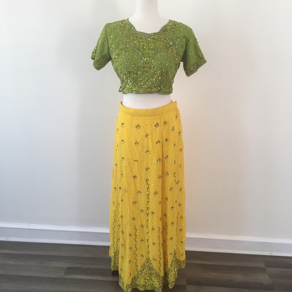 Lemon Lehenga - Picture 1 of 8